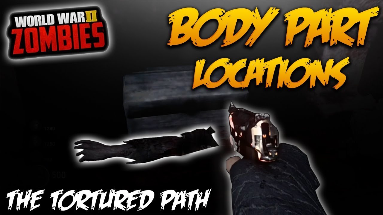 The Tortured Path: Body Part Locations Easter Egg (Call Of Duty: Word War 2 Zombies)