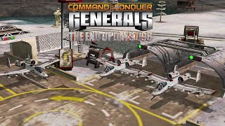 USA Air Force 1 vs 2 NUKE China (MOD THE END OF DAYS 098) C&C Generals Zero Hour