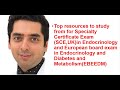 Top resources to study for sce in endocrinology and diabetes and ebeedm