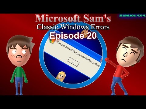 Windows Security locks up -- (Ep. 20) Microsoft Sam's Classic Windows Errors