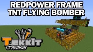 Tekkit Creations - RedPower Motor Flying TNT Bomber