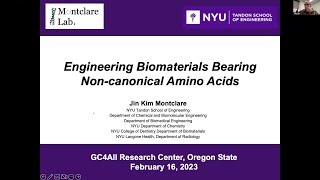 Engineering Biomaterials Bearing Non-Canonical Amino Acids