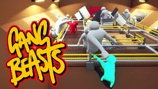 Gang Beasts  Meat Grinder [Father and Son Gameplay]