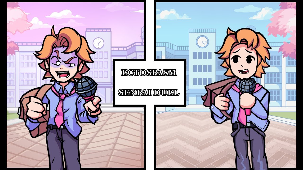 FNF Senpai Clash! (Choose your favourite!) Ectospasm Cover