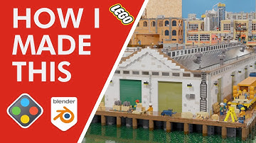 How I make my Lego videos! (photorealistic renders) | Blender and Bricklink Studio