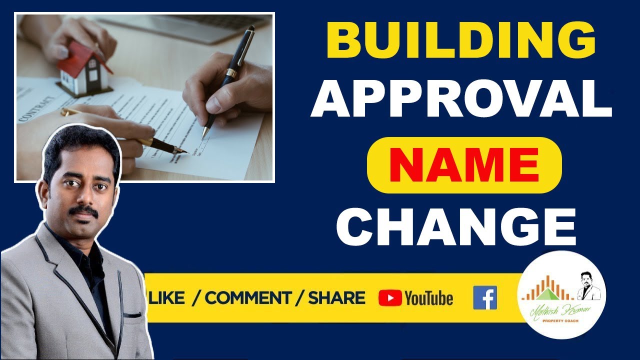 Name Change Process Building Approval DTCP CMDA 