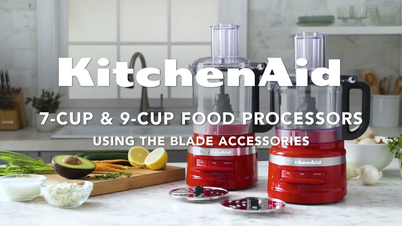 How to use KitchenAid's Food Processor blade accessories KitchenAid