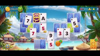 Solitaire Cruise: Card Games - Level 6 gameplay walkthrough logic brain puzzle card number game screenshot 3