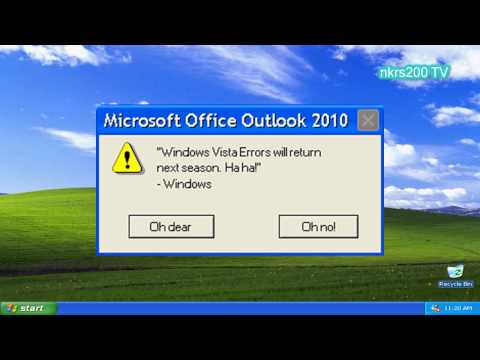 Microsoft Sam reads Funny Windows Errors Season 3 Finale