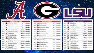 Alabama, Georgia, & LSU 2026 CFB Schedule Preview
