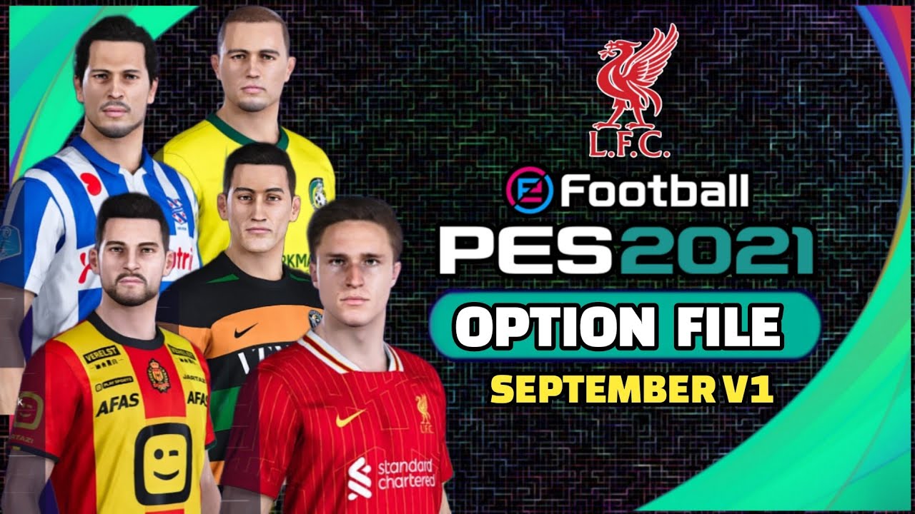 Option File pes 2021 update season 24/25 - ps4 ps5 - YouTube