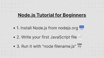 Learn Node.js — Complete Beginner Tutorial for Backend Development