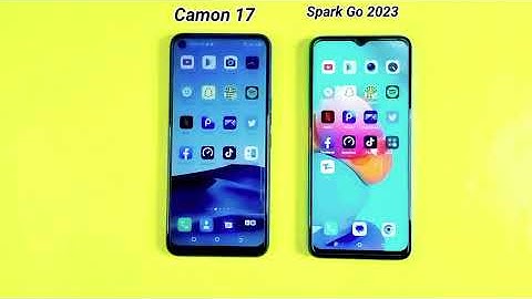 Tecno Camon 17 Vs Tecno Spark Go  2023 #SpeedTest#  Comparison#