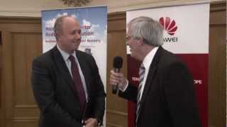 Stefano Cantarelli- Vice President, Network and CTO, Huawei talking to NextGen TV