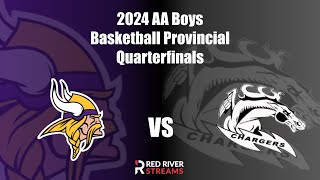 Frontier Raiders vs Lac du Bonnet Chargers   2024 AA Varsity Basketball Provincials   Russell, MB
