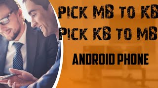 who can be convert pick mb to kb in android #who can be convert pick mb to k 30 kb in android 2022# screenshot 2