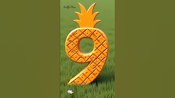 🍍9 to 0 Pineapple Countdown | Juicy Number Fun! #countdown #timer #shorts