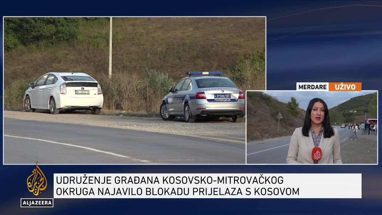 أُعلن عن فرض حصار في شمال كوسوفو، ويطالب المنظمون قوات حفظ السلام في كوسوفو (KFOR) بالسيطرة على المنطقة.