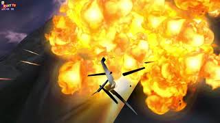 Airplane Flying Flight Pilot Simulator - Landing Fails Crash Fire screenshot 2