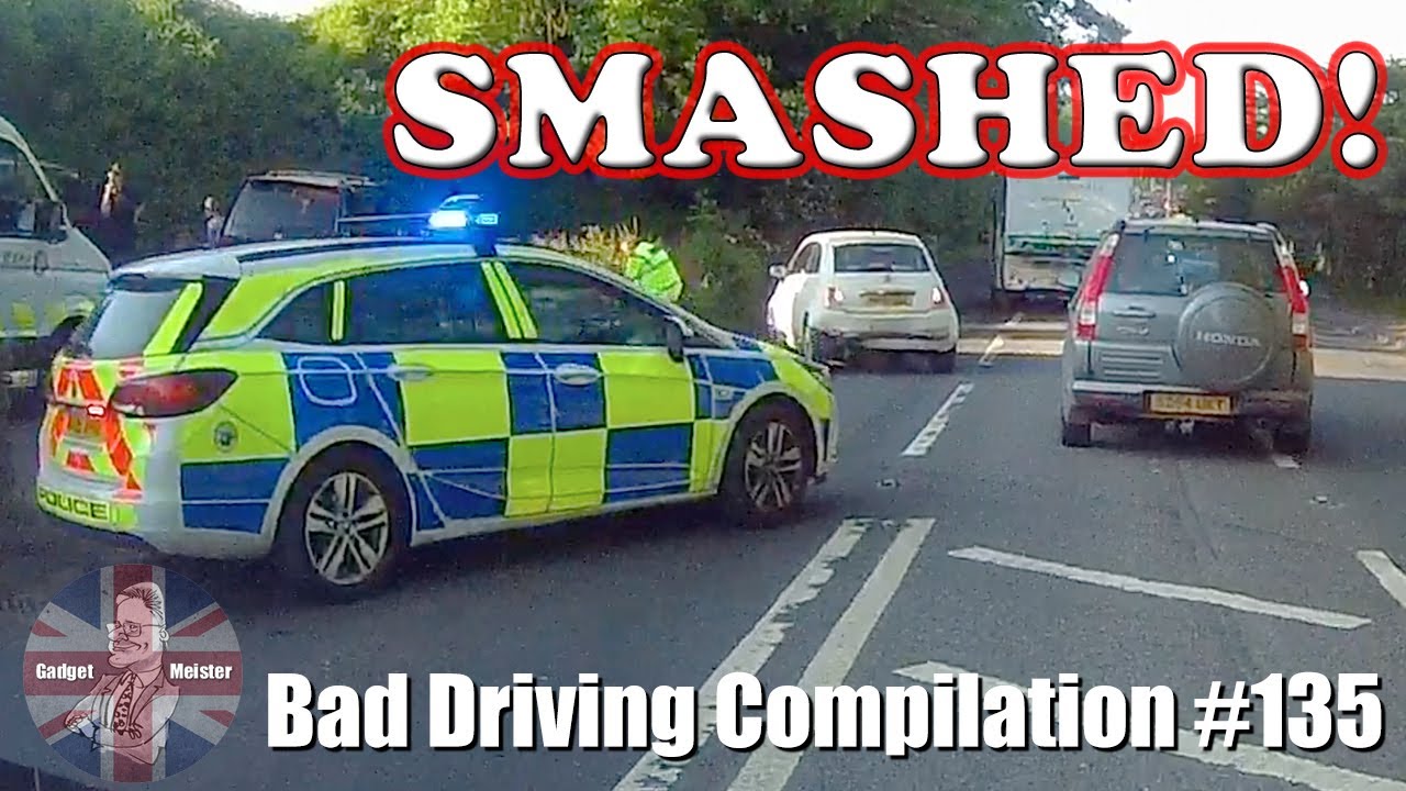 UK Dash Cam Compilation 135 - Bad Drivers & Observations - YouTube