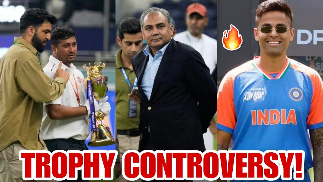 INDIA REFUSES TO ACCEPT ASIA CUP 2025 TROPHY | SURYAKUMAR YADAV ❌ RECEIVING TITLE FROM MOHSIN NAQVI