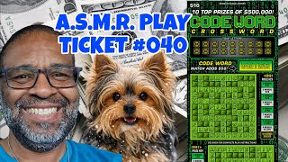 A.S.M.R. PLAY | Codeword Crossword | PA LOTTERY SCRATCH OFF TICKETS #scratchers #asmrsounds #040  screenshot 5