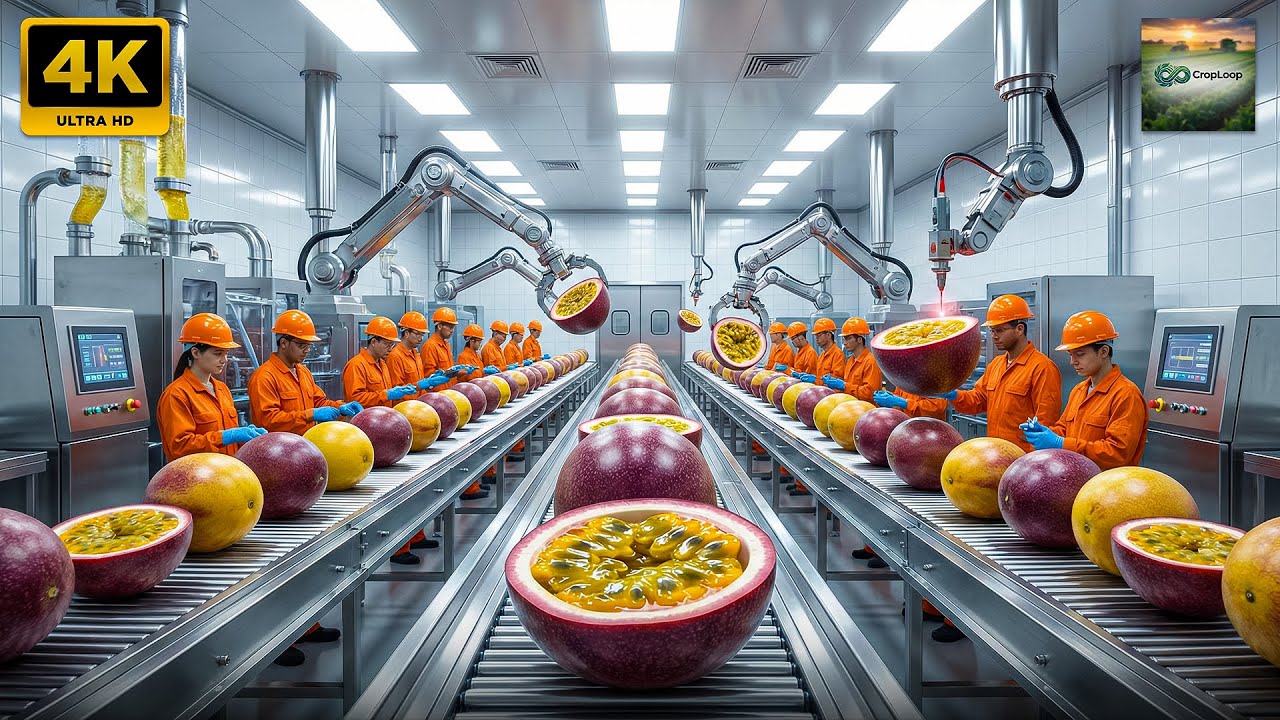 How Passion Fruit Juice Is Made | Inside the Modern Factory (Full Process) | AI