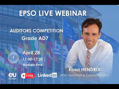 EPSO Live Webinar: Auditors competition (AD7)