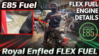 Royal Enfield Flex Fuel E85 Bike Spied - Flex Fuel Engine Details