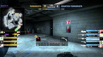 Pop flash blinded the whole team in B tunnels on Overpass.