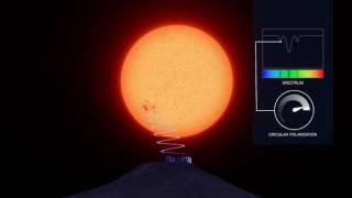 The detection of starspots using polarisation measurements
