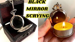 Black Mirror Scrying 🖤 Tutorial For Beginner's 🔮 Powerful Psychic Tool