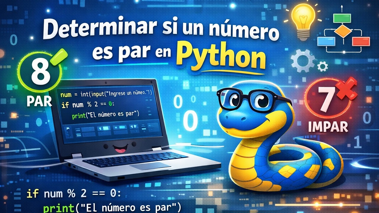 Determinar si un número es par en Python - YouTube