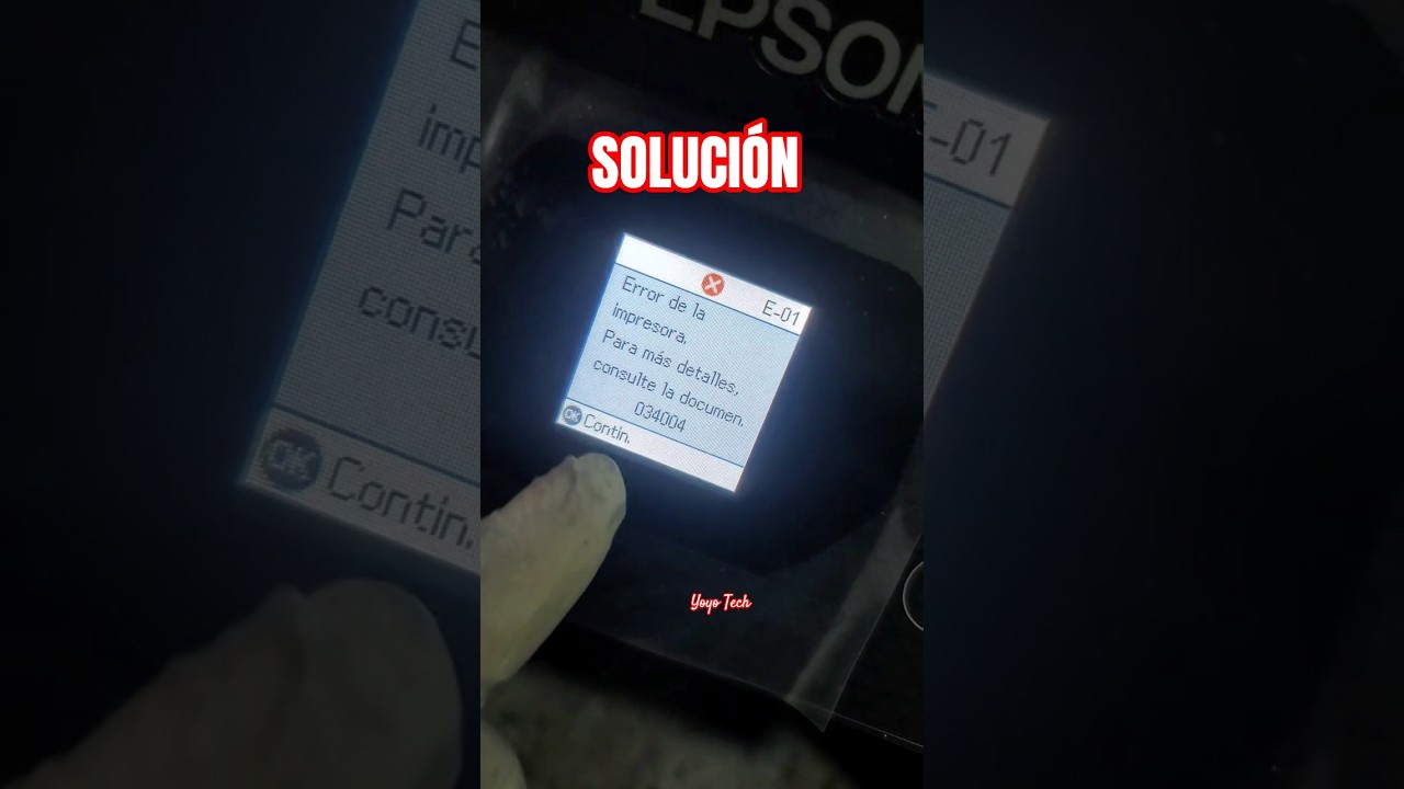 Error 034004 Epson Printer