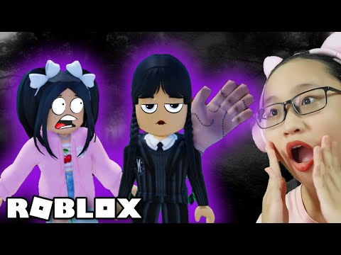 Wednesday Story on Roblox - I help Wednesday save Nevermore!!!