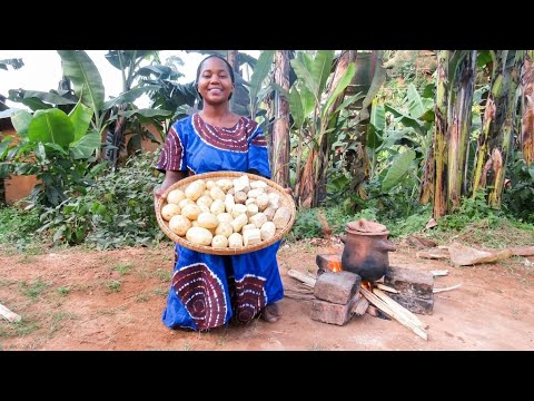 Authentic African Village Life| #cooking Traditional food for dinner 🍽️  #rurallife 