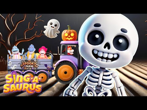 Old MacDonald SPOOKY Farm! 🎃👻 Halloween Nursery Rhyme | Sing‑A‑Saurus