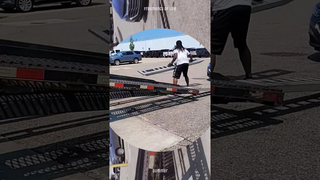 How to load a 3 car trailer 