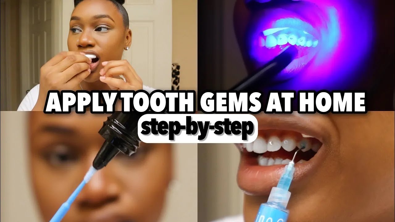 DIY Tooth Gems: How I do my own tooth gems at home, no nail glue or super glue