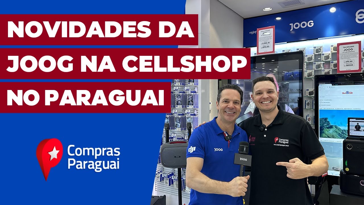 Novidades Joog 2025 direto da Cellshop no Paraguai