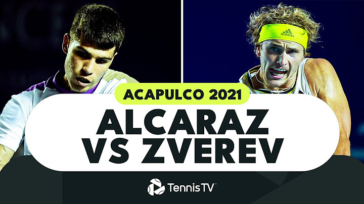 Carlos Alcaraz vs Alexander Zverev First Career Meeting | Acapulco 2021 Extended Highlights