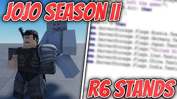 ROBLOX JoJo Game II #7 | Creating R6 Stands