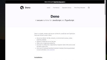 How to Install Deno JS and Create a Demo JavaScript app with it