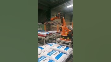 Unleash Efficiency with our Advanced Bag Palletizing Robot | Boost Productivity Today!