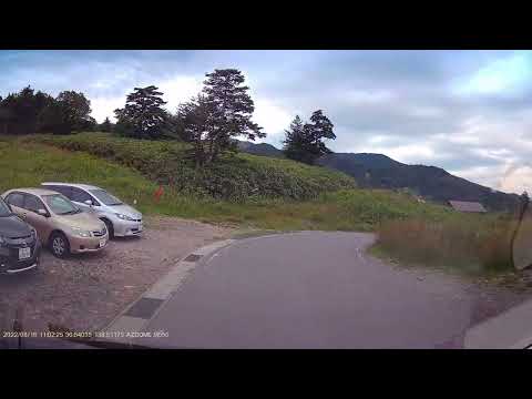 【ドラレコ】走行中にクマに遭遇　万座温泉