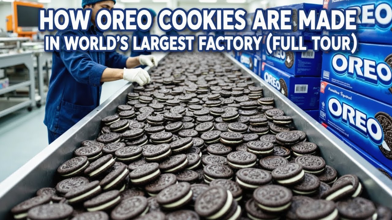 How Oreo Cookies Are Made in World's Largest Factory (Full Tour)