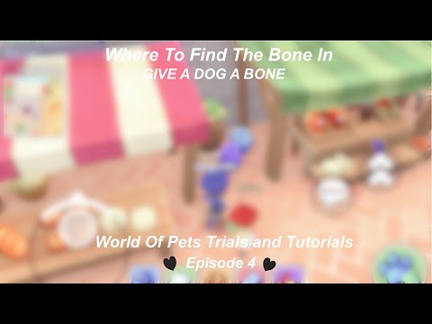 Where To Find The Bone In Give A Dog A Bone Quest | World Of Pets Trials And Tutorials Episode 4