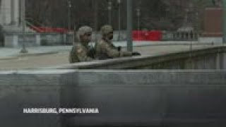 National Guard out in force to protect Pa. Capitol