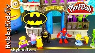 PLAY-DOH Batman COMPETITION Story PART 1 HobbyKidsTV
