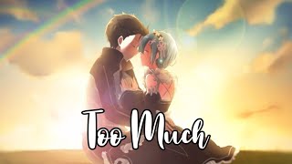 Nightcore - 2 Much (Justin Bieber) (Lyrics)